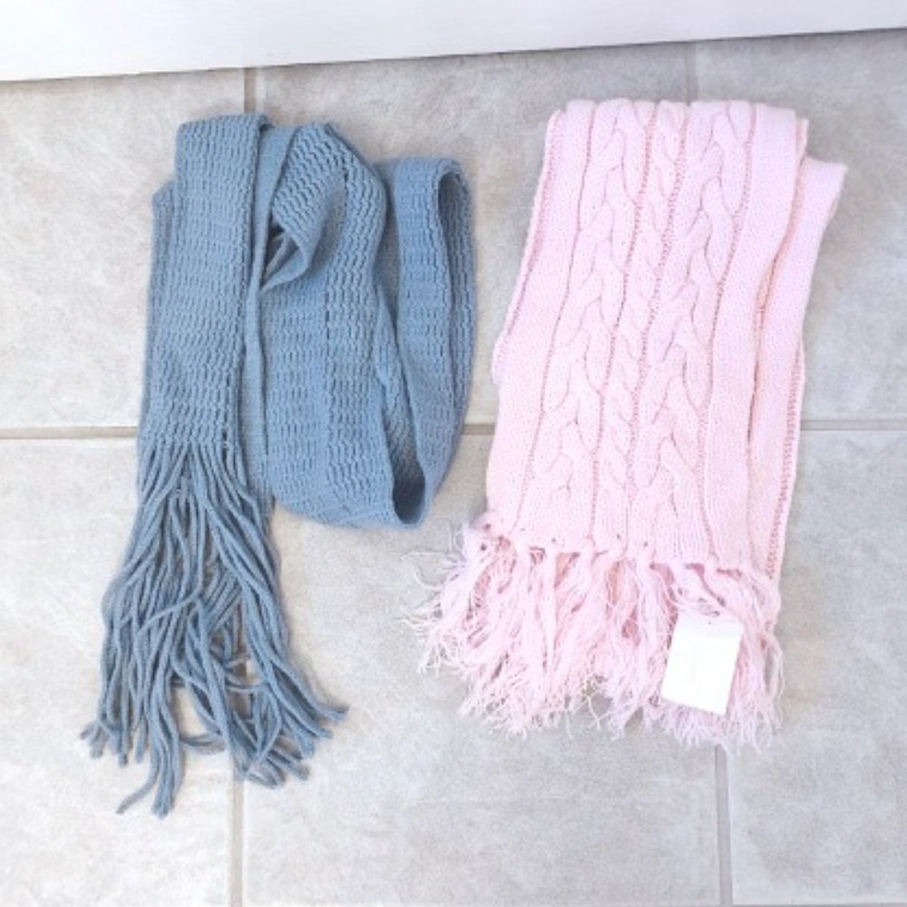 NEW Scarf Pink and Blue Bundle